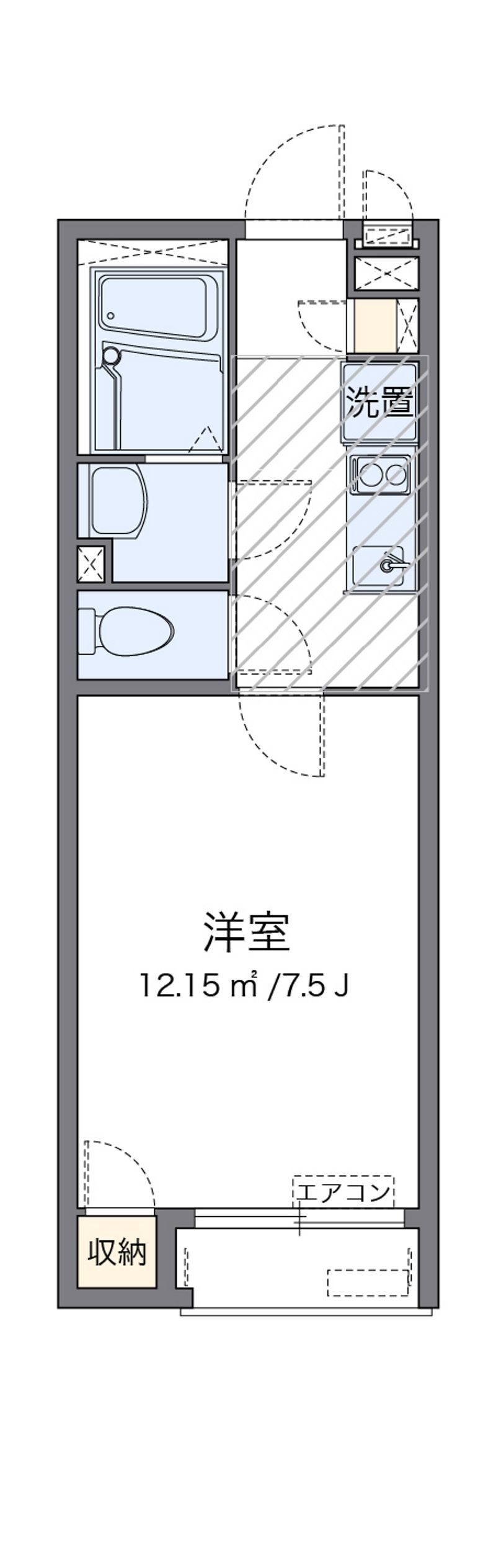 レオネクスト一二三 間取図