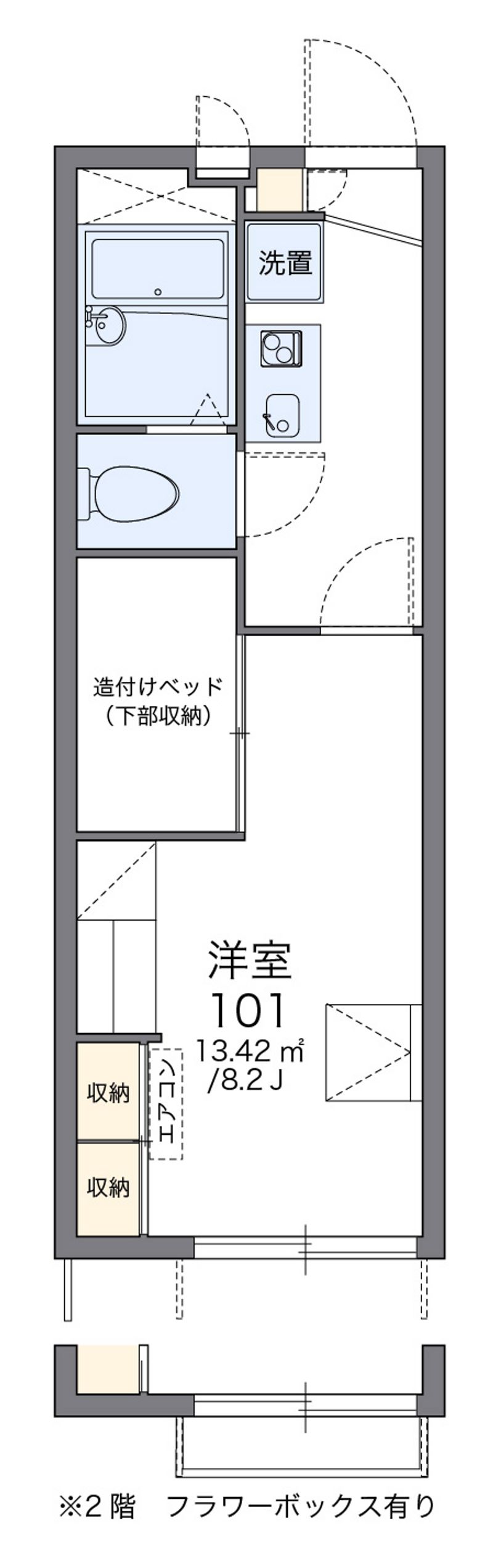 レオパレスプログレスＫＴ 間取図