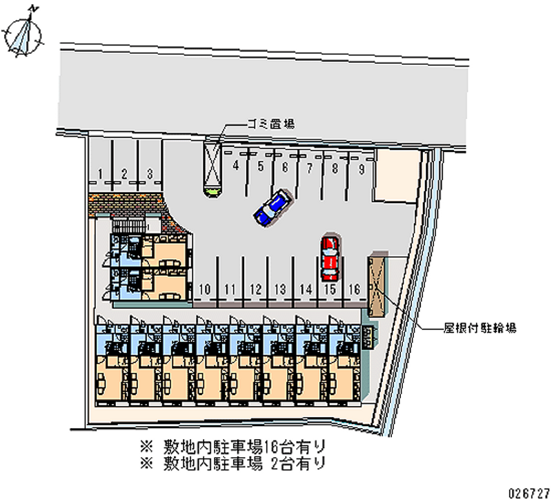 26727 Monthly parking lot