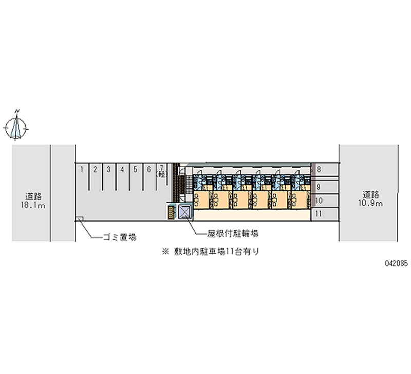 42085 bãi đậu xe hàng tháng