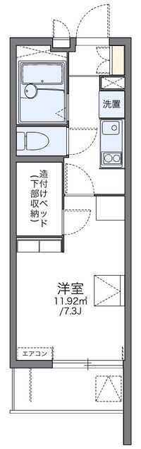 レオパレスユーザン 間取り図