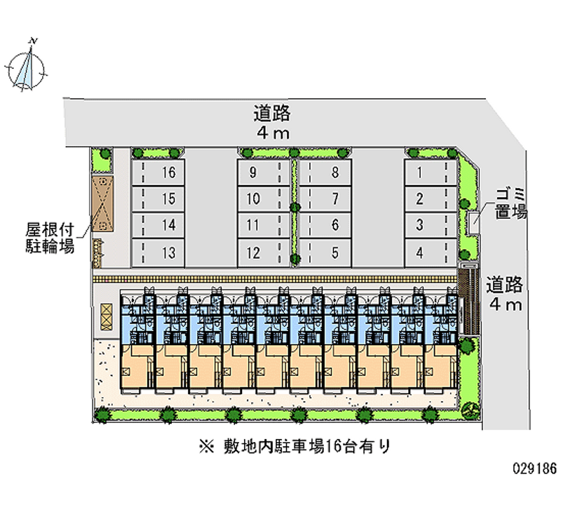 29186 Monthly parking lot