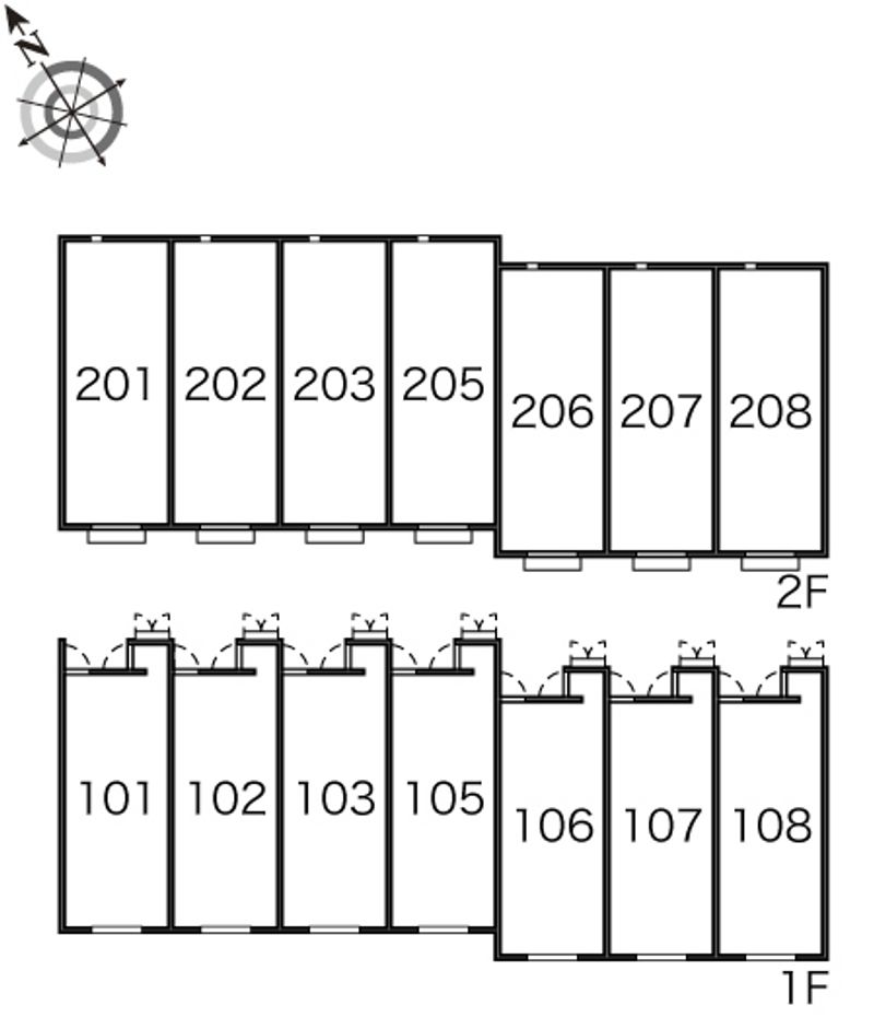 レオネクストシャイン　Ｊ 間取配置図