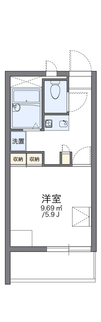 レオパレス４３８ 間取り図