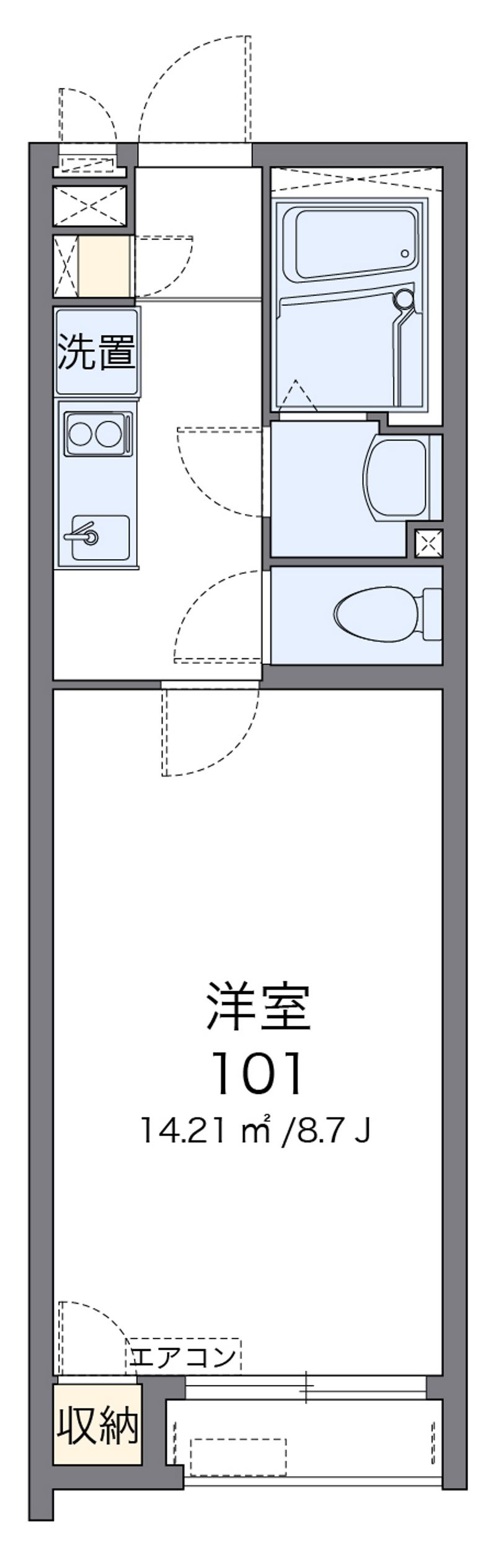 クレイノＫＯＮＤＯＨ 間取図
