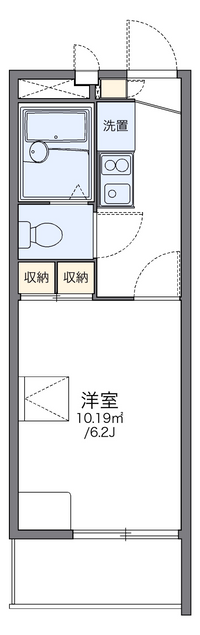 レオパレスボヌール 間取り図