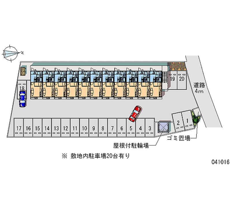 41016月租停车场