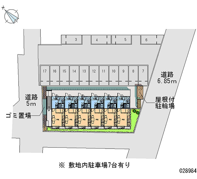 28984月租停车场