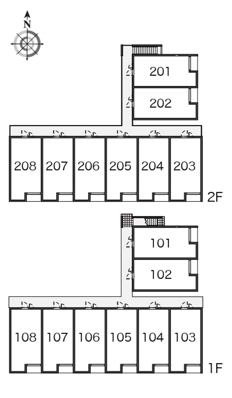 レオネクストＥＡＳＴⅡ 間取配置図