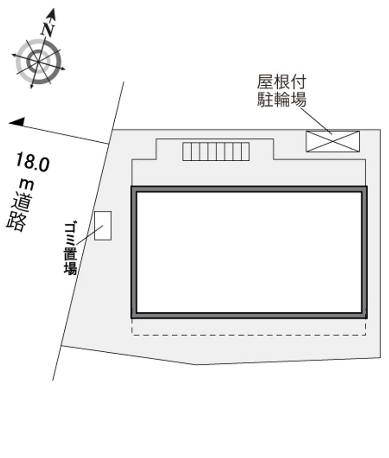 レオパレスベイサイド横濱 配置図