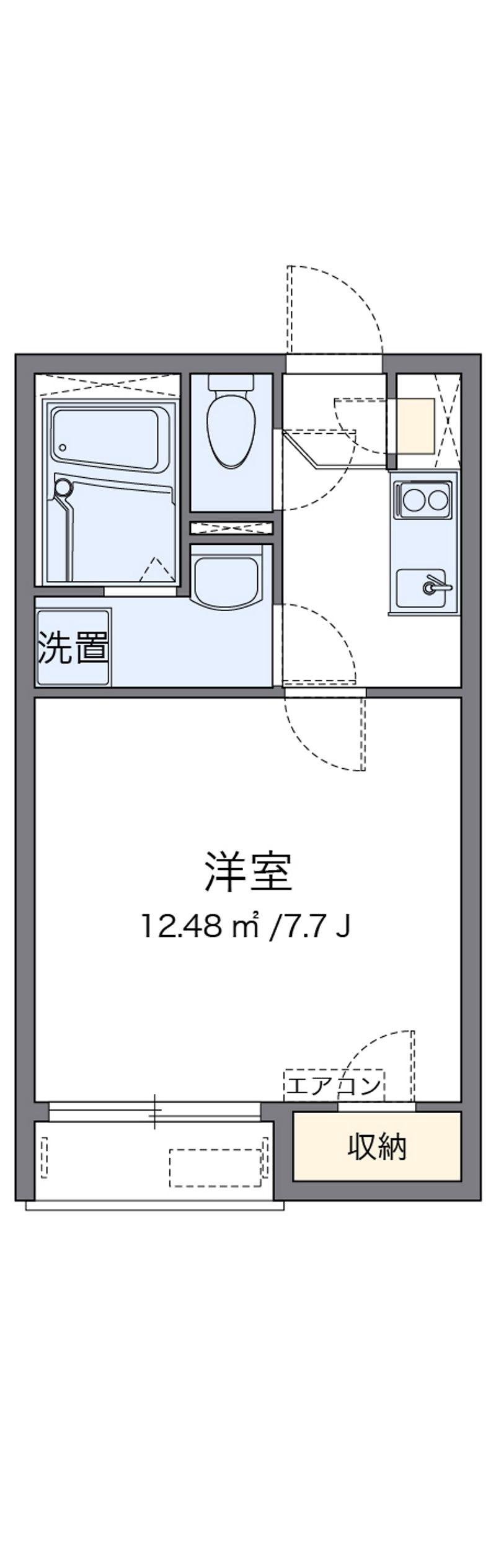レオネクストコーポ　桑原 間取図