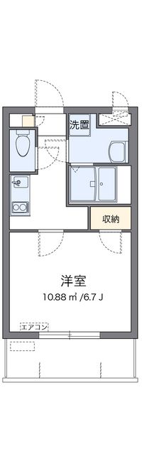 クレイノＫａｎａｇｕｓｕｋｕ 間取り図