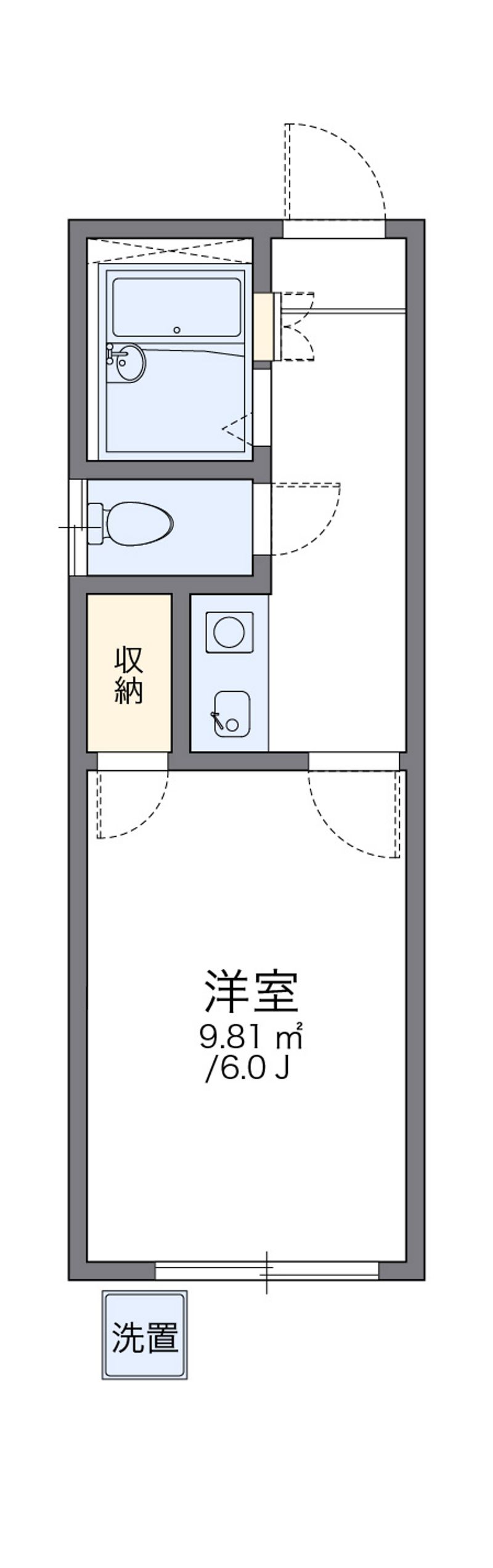 レオパレス藤塚 間取図