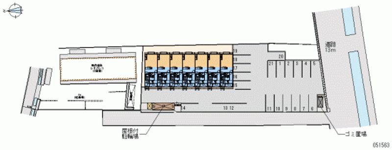 51563 bãi đậu xe hàng tháng