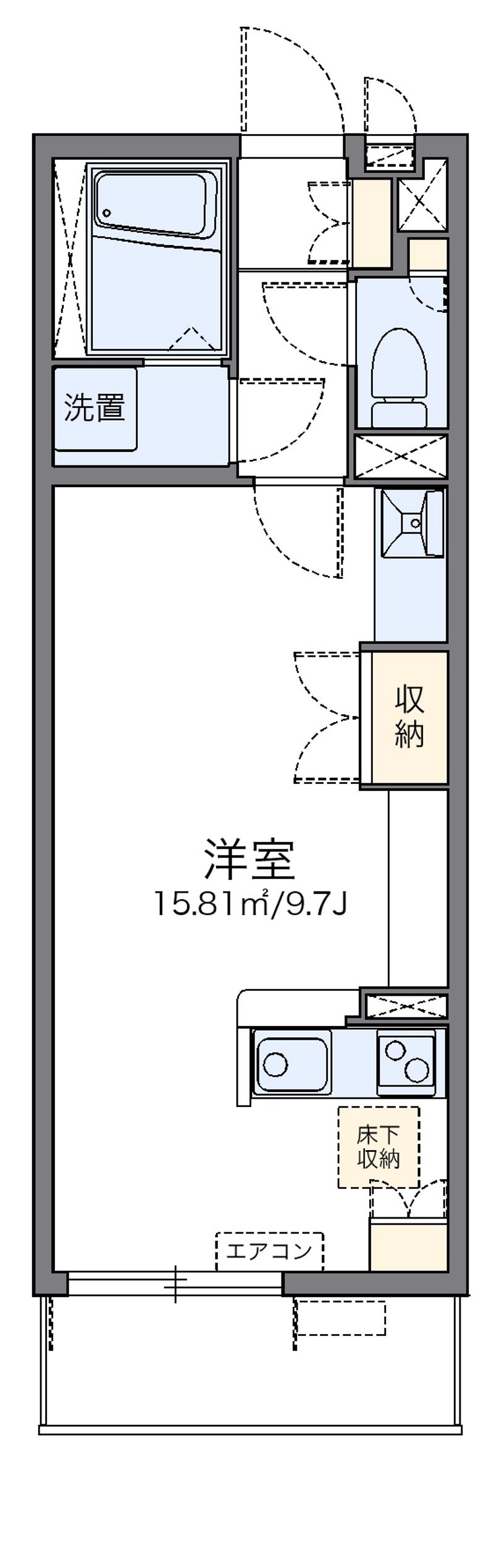 LEONEXT Tenjin Minami Floor plan