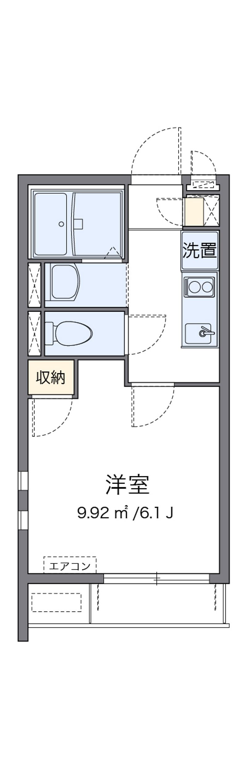 クレイノブルーコーポⅡ 間取り
