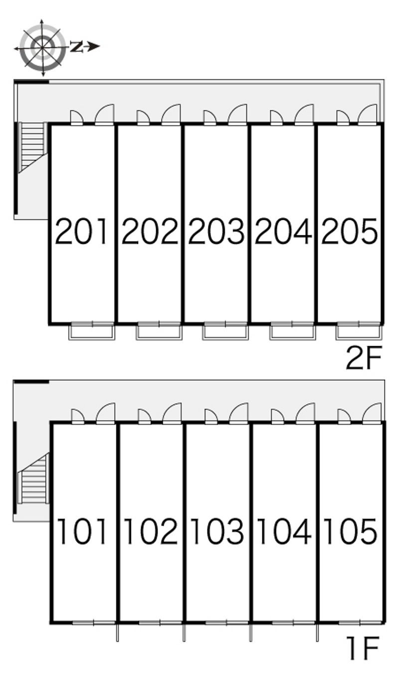 レオパレスエスペランサ 間取配置図