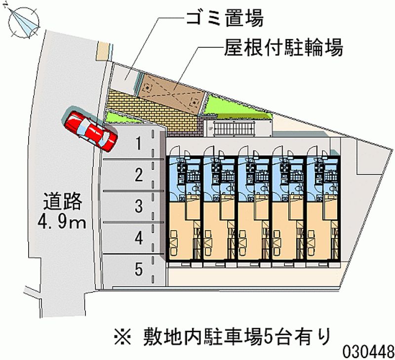 レオパレスサンシャイン寺家 月極駐車場