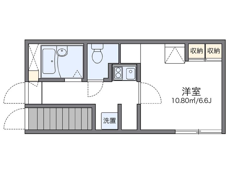 レオパレスアミーⅡ 間取り