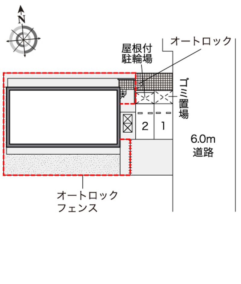 レオネクストカサミラ 駐車場