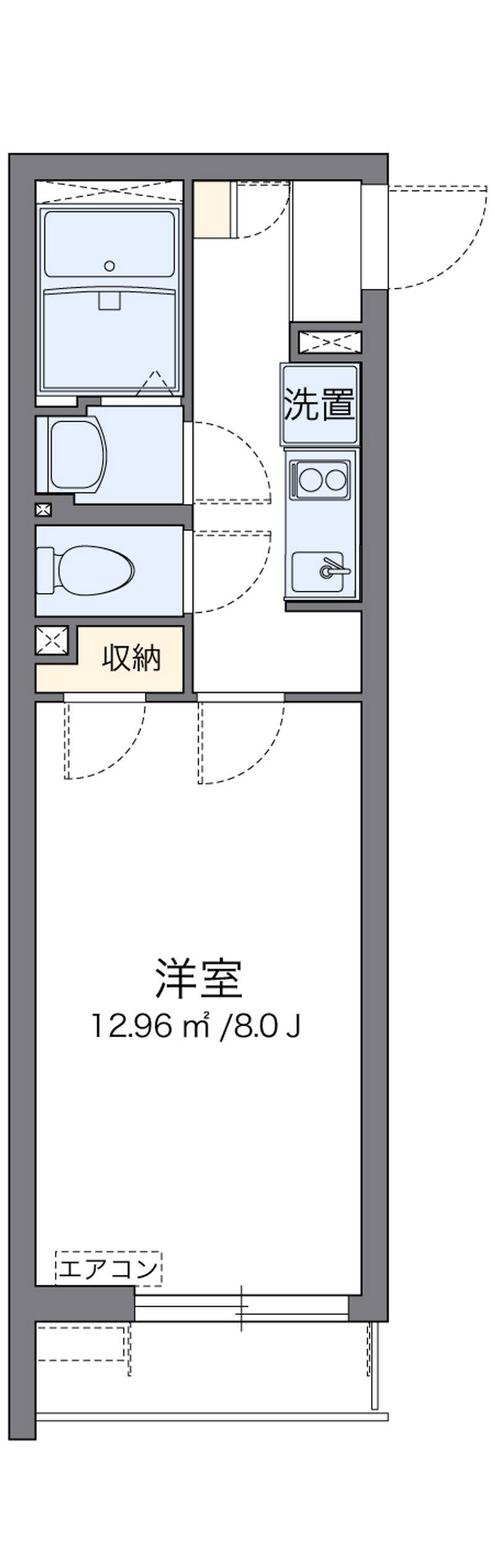 クレイノＦＡＩＲ八雲 間取図