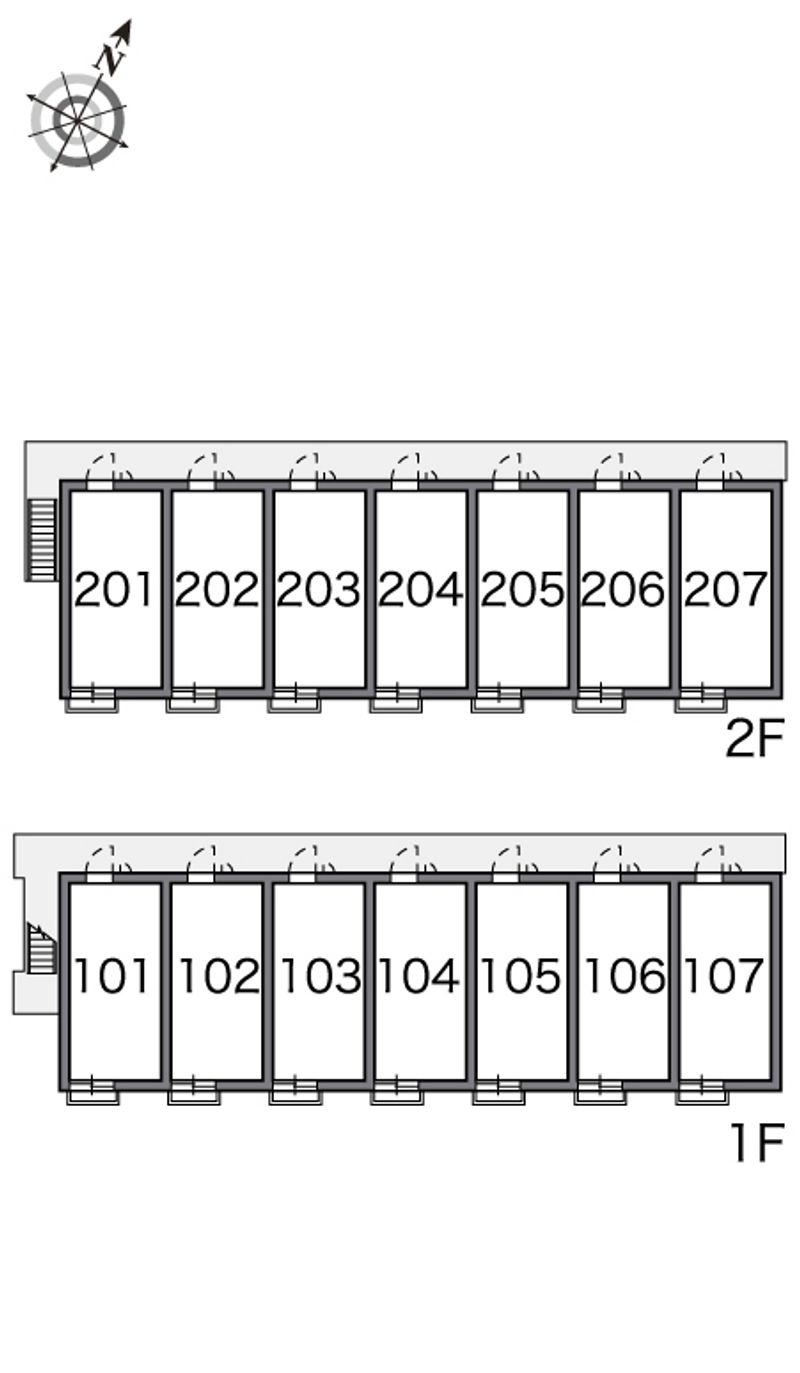 レオネクスト屋敷添 間取配置図