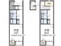 レオネクストハナミズキ津島中 間取図