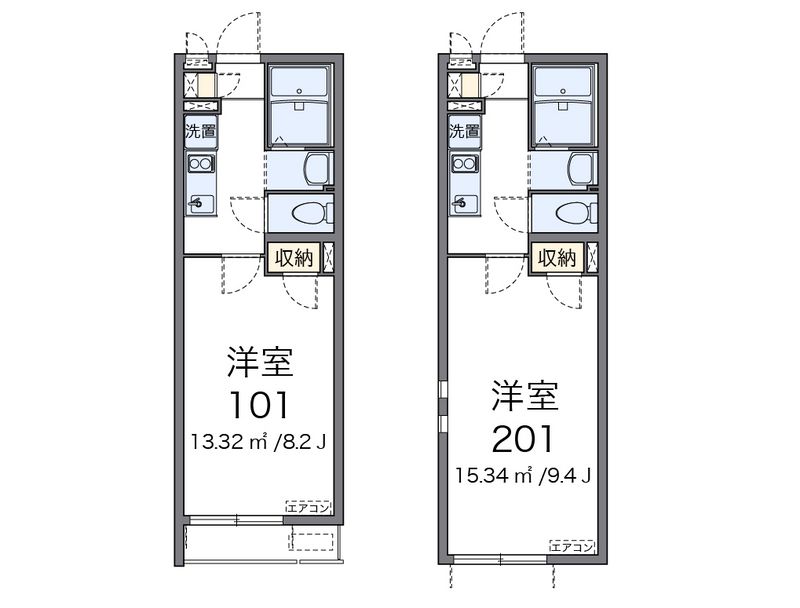 クレイノペルレシュロス　Ⅹ 間取図