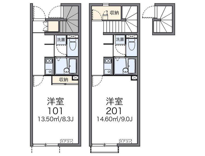 レオネクストひかり 間取図