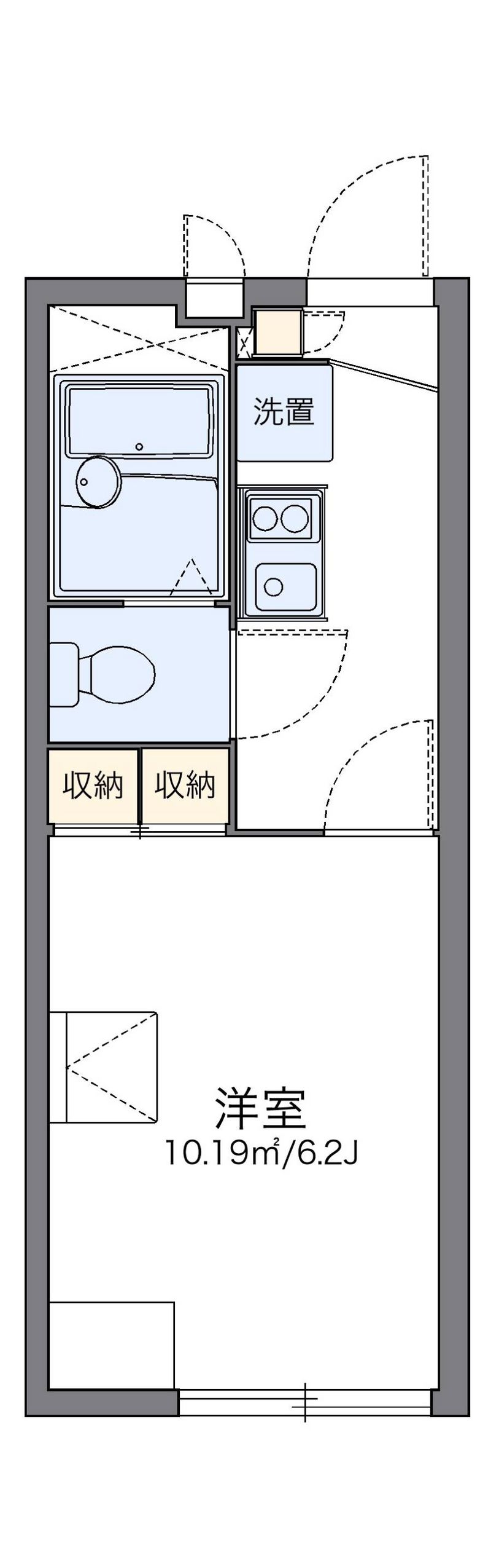 レオパレス宮野木台 間取図