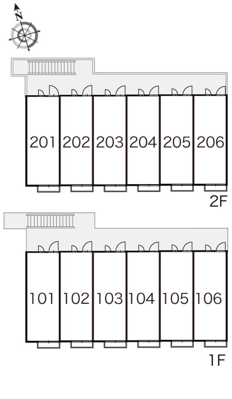 レオパレスキヤッロットアサミ 間取り配置図