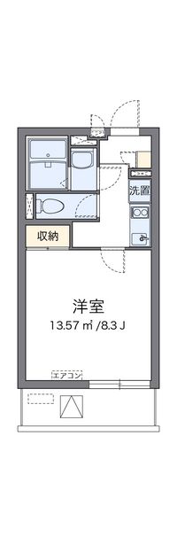 クレイノシーサイド石津川 間取り図