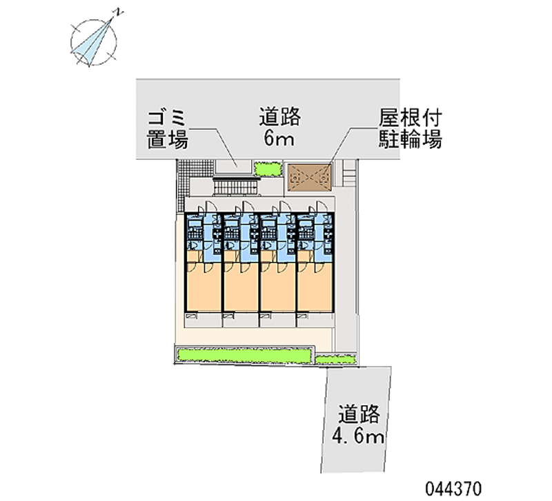レオパレスＴＹ　ベルツリー 区画図