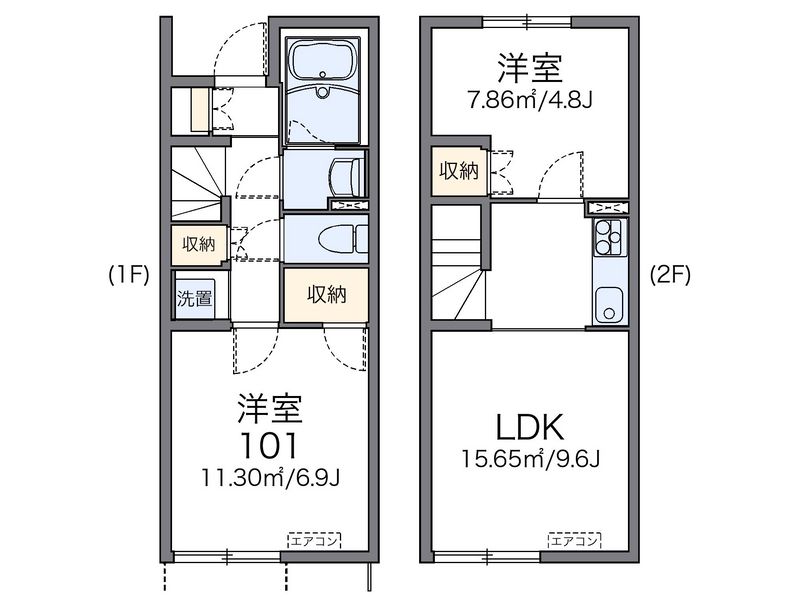 レオネクスト白帆台 間取図