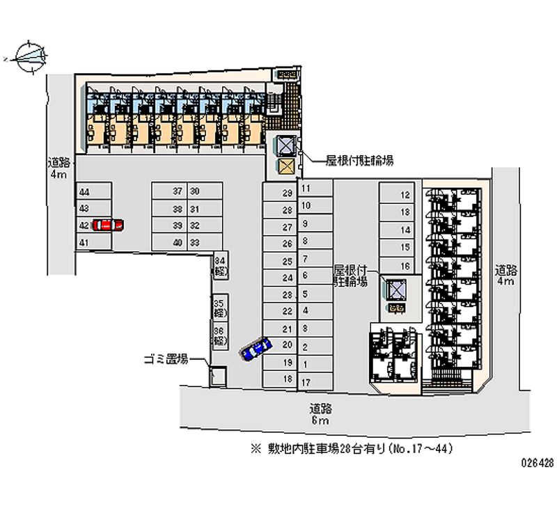 26428 bãi đậu xe hàng tháng