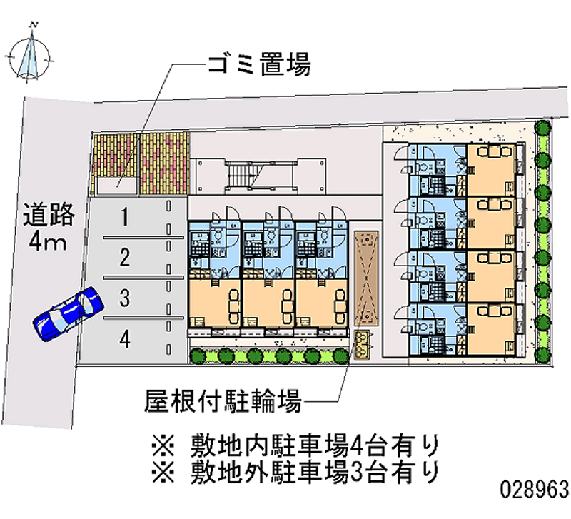 28963 Monthly parking lot