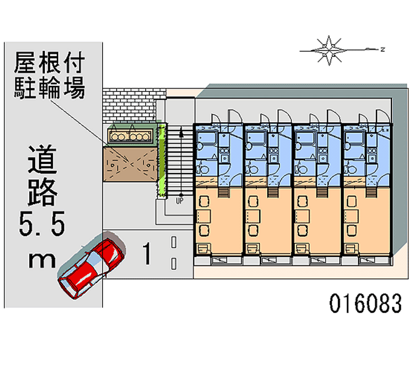 レオパレス神野２ 月極駐車場