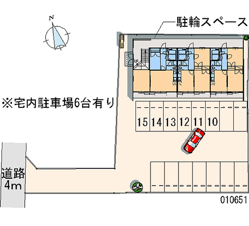 10651 Monthly parking lot