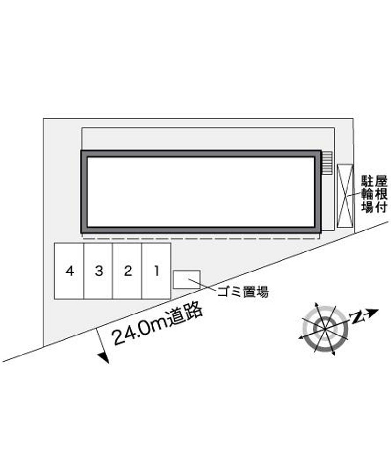 レオパレス東雲 配置図