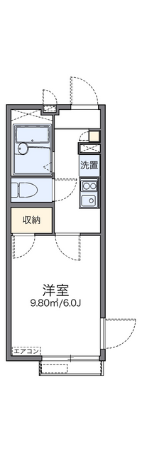 レオパレスシンフォニー 間取り図