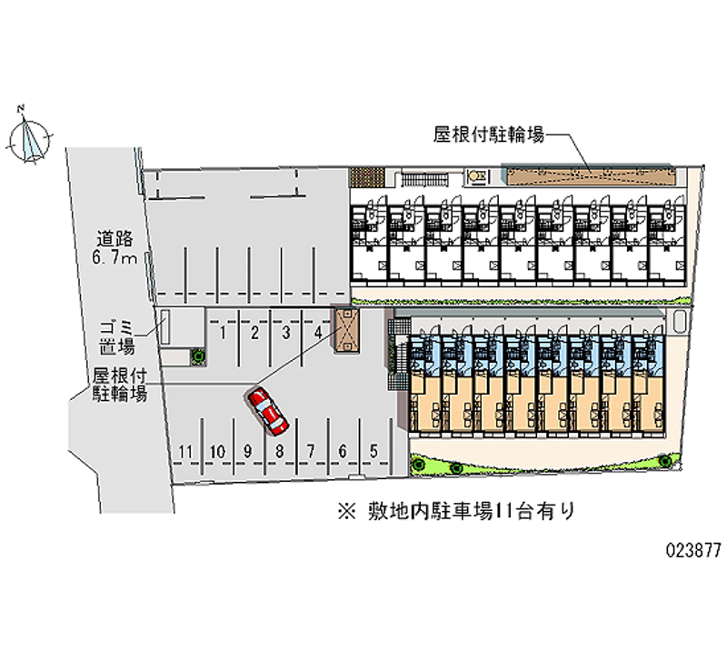 23877 Monthly parking lot