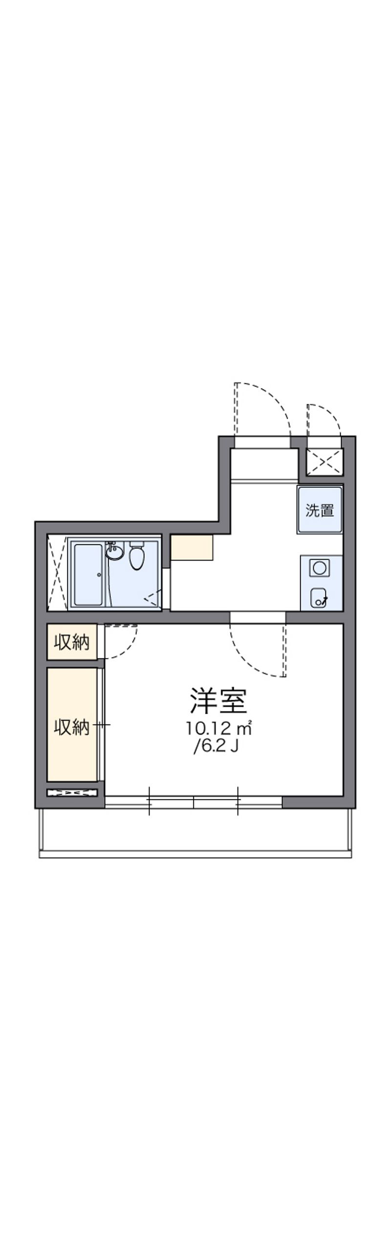 レオパレス新宿Ａ館 間取図