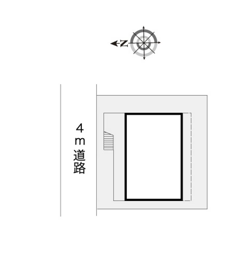 レオパレス中江 配置図