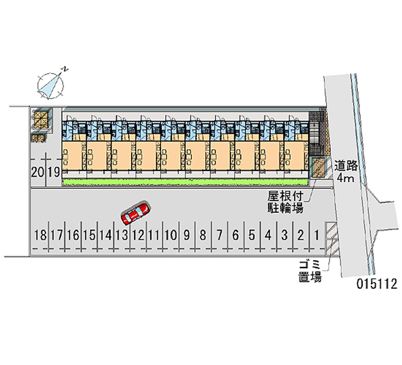 15112 Monthly parking lot