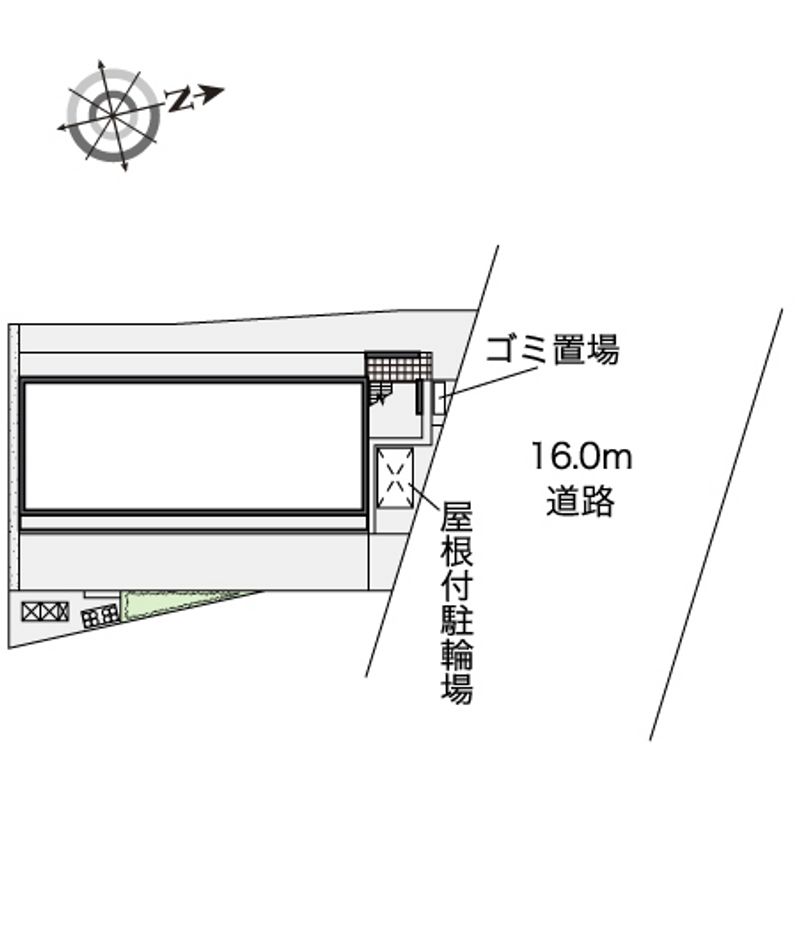 レオパレスリョーヒーナ 配置図