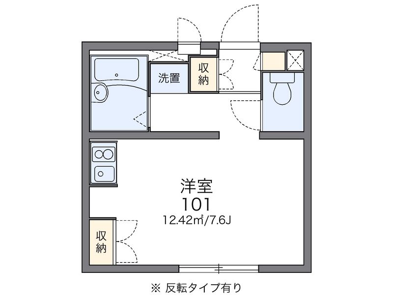 レオパレスドミールＲｉｔｓｕ 間取図