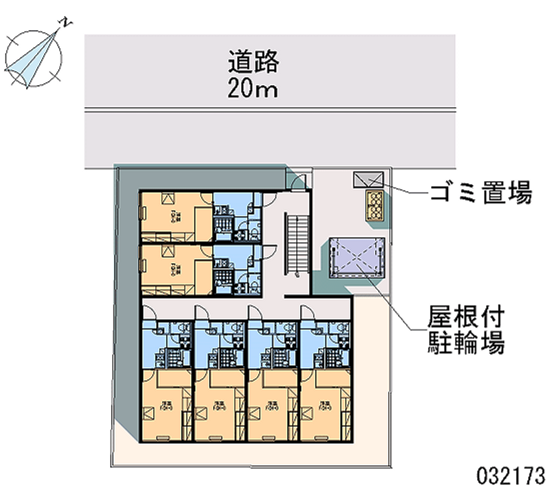 レオパレス美園アグリ 区画図