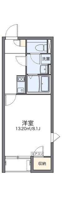 レオネクストＮＩＳＨＩＤＡ 間取り図