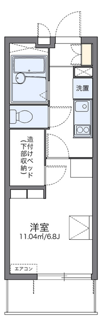 レオパレスルミナスハイム 間取り図