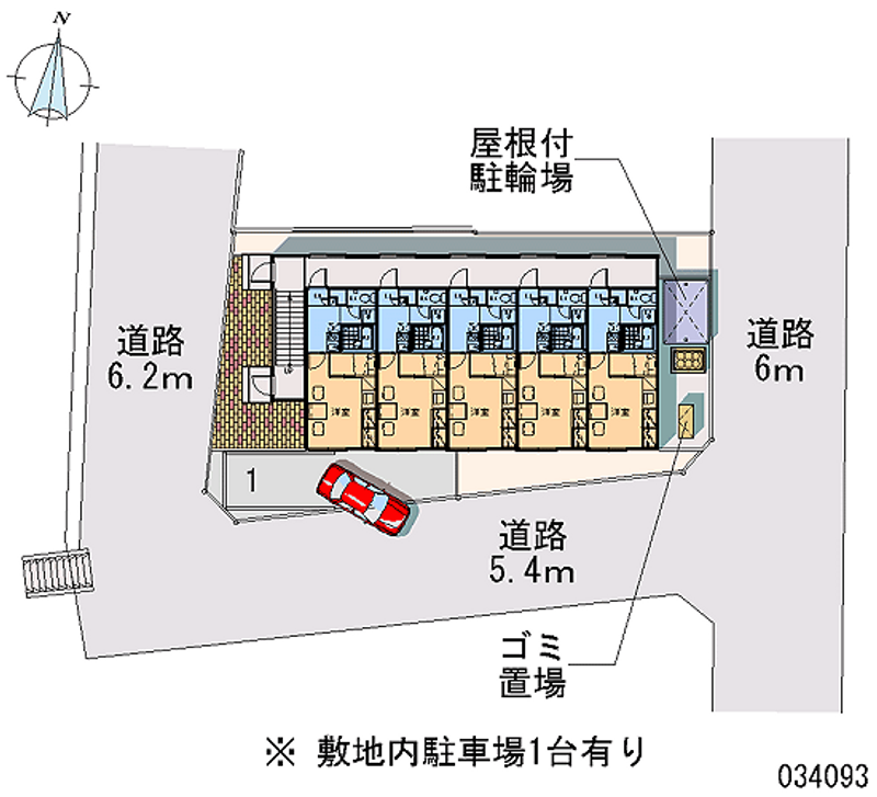 レオパレス澄川駅前 区画図